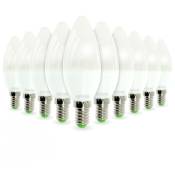 Arum Lighting - Lot de 10 Ampoules led E14 6W Rendu 40W 420LM Température de Couleur: Blanc neutre 4000K