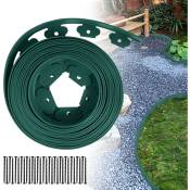 Bordure de jardin Bordure de pelouse en plastique flexible