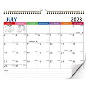 Calendrier Mural 2023-2024, Calendrier de Juillet 2023 à DéCembre 2024, Calendrier de Vacances de 18 Mois