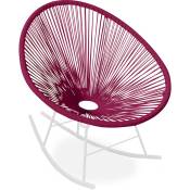 Chaise d'extérieur - Chaise de jardin - Chaise à bascule - Nouvelle édition - Acapulco Violet