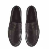 Chaussures Elégance tout Cuir Homme Mocassin ou Lacets Noir 40