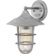 Etc-shop - Applique lumineuse d'extérieur alu argent h 36,5 cm lampe de jardin design cage éclairage de cour