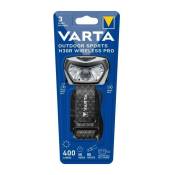 Frontale Varta Outdoor Sports H30R Wireless Pro-400lm-Rechargeable-IPX7-3 modes lumineux-2 couleurs-Station de charge incluse