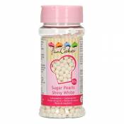 FunCakes Perles de Sucre Blanc Brillant Sprinkles Bon