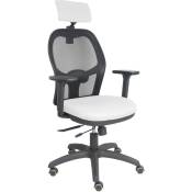 Jorquera traslack chair black mesh bali seat white