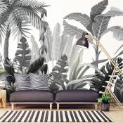 Papier peint panoramique jungle préencollé tropicale
