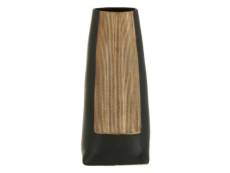 Paris prix - vase long design en céramique "maria" 29cm noir
