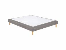 Sommier fixe 160x200 bultex mediano-1620-taupe UBD-MEDIANO-1620-TAUPE