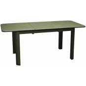 Table en aluminium avec allonge Eos 130-180 cm - Vert
