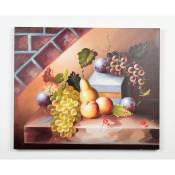 Tableau déco Fruits 4 - Peinture à l'huile - 50 x 60 x 3 cm