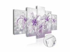 Tableau sur verre acrylique - purple graces [glass]-200x100