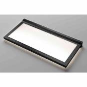 Tablette lumineuse led extraplate 220v - Décor : Noir - Longueur : 600 mm - Puissance : 9,3 w L&s Fixation : Sur chant