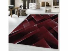 Trend - tapis à motifs géométriques - rouge 140