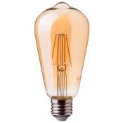 V-tac - VT-1964 Ampoule led 4W ambre filament E27 ST64 lumière vintage blanc chaud 2200K - 214361 - Ambre