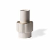 Vase Gear Small / Ø16 x H25,5 cm - Pols Potten blanc en céramique