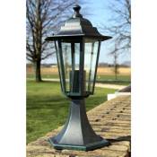 Vidaxl - Lampe de jardin Vert foncé/Noir Aluminium