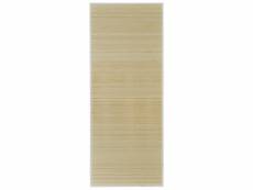 Vidaxl tapis en bambou 160x230 cm naturel 245821