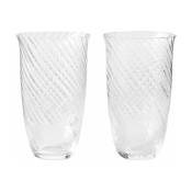 2 Petits verres à eau transparents Collect - &tradition