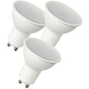 3 Ampoules led GU10 dimmable 460 Lumens Blanc Chaud
