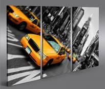 Cadre moderne Yellow Cabs NYC Taxi New York Impression