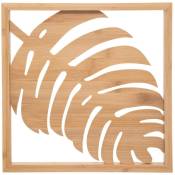 Déco murale Palm - bambou 28x28 cm Atmosphera créateur d'intérieur - Modèle 2