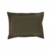 Drap House Taie d'oreiller Percale 50x70 Taupe - Couleur: