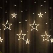 Guirlande lumineuse led 12 étoiles décoration fête
