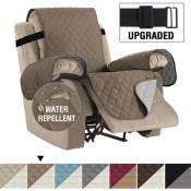 Housses de Chaise inclinables imperméables pour fauteuils Housses de Chaise inclinables Housses de Chaise inclinables en Cuir Protège Pet,