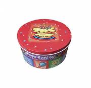 (Joyeux Anniversaire) 2Pcs Belle Cookie Jar Cartoon Storage Jar