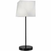 Lamkur - Lampe de table Carla Noir E27 l: 22.5cm h: