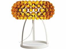 Lampe de table - lampe de salon à boutons en cristal - grande - savoni doré