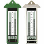 Lot de 2 - Thermomètre Electronique Extérieur Mini Maxi - Affichage digital - Températures extrêmes