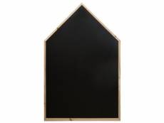 Maison ardoise coloris noir - 75 x 116 cm -pegane-
