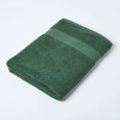 Maxi drap de bain 100% coton Vert foncé, 100 x 180