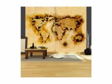 Papier peint gold-diggers' map of the world l 200 x h 154 cm A1-LFTNT0467