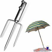 Pied de parasol avec piquet de pelouse, piquet de parasol,