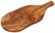Planche de service en bois d'olivier 17 x 39 x 1.8cm marron
