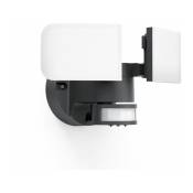 Projecteur 2 têtes noir à détecteur de mouvements orientable et désactivable, 2800 Lumens, Blanc froid - PR2T2800D - Xanlite