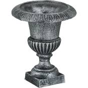 Relaxdays - Vase décoratif, en fonte, style vintage/antique,