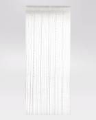 Rideau à fils fantaisie - Blanc - 90 x 240 cm