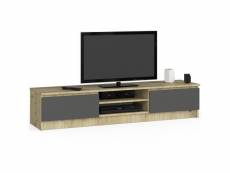 Robin - meuble tv style moderne salon - 160x40x33 cm