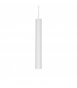 Suspension design Tube Aluminium blanc 1 ampoule 55cm