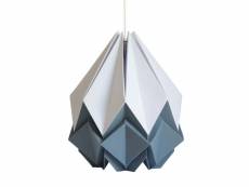 Suspension origami bicolore en papier - taille xl