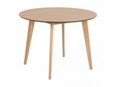 Table à manger ronde en bois 105cm roxy