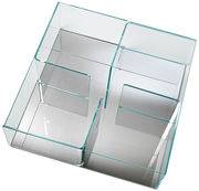Table basse Quadra / 90 x 90 cm - FIAM transparent en verre