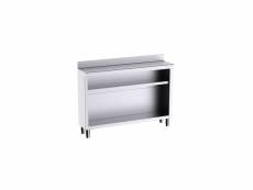 Table comptoir 1 étagère intermédiaire hauteur 1050mm - distform - - acier inoxydable 2000x600x700x1050mm
