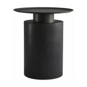 Table d'appoint en métal noire 50 cm Pillar - 101