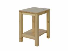 Table d'appoint table de chevet en bois hauteur 74 cm taba06008
