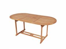 Table de jardin 180x90x75 cm bois de teck solide 43030