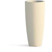 Tekcnoplast - Pot rond en résine h 70 mod. Agave ivoire